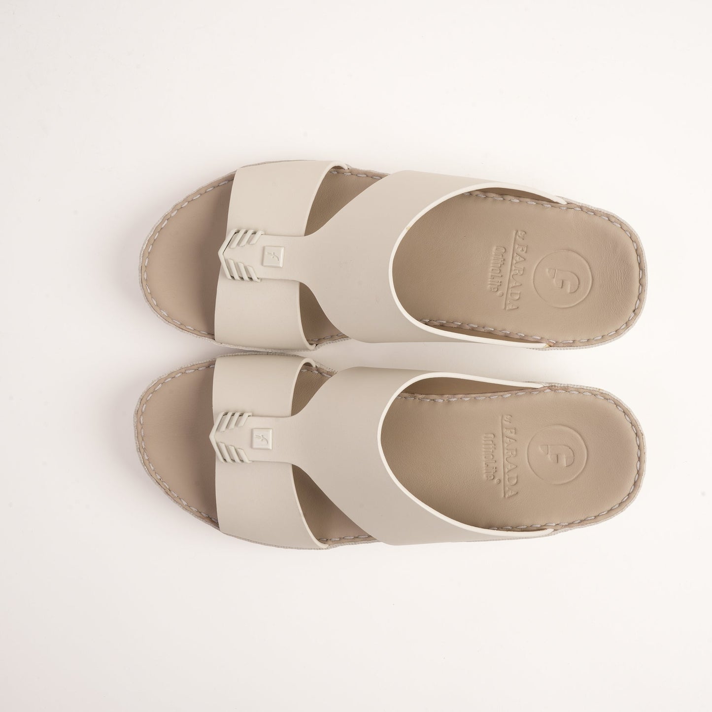 FARADA MENS UNIQUE TEXTURED WITH T-STAP SANDALS COLD