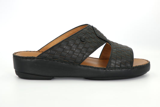FARADA MILANO MENS ARABIC SANDALS 177WEMATTE-BLACK