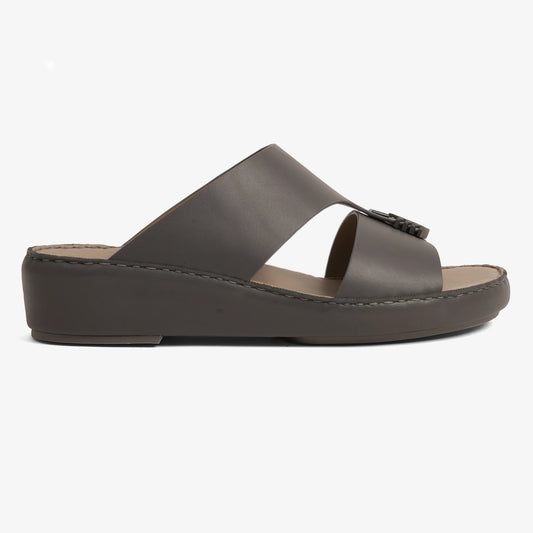 FARADA MENS UNIQUE TEXTURED WITH T-STAP SANDALS MIDNIGHT