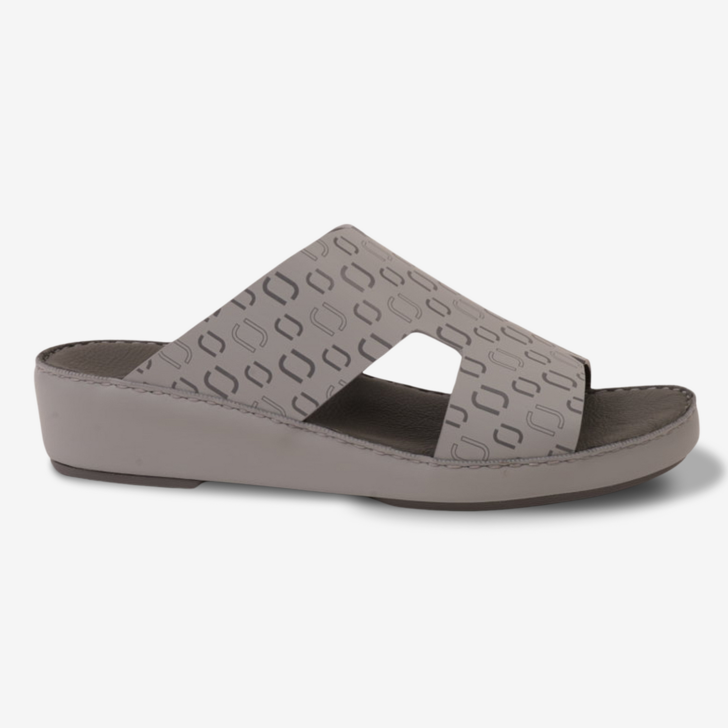 FARADA MEN’S COMFORT & STYLE EMBOSSED SANDALS LIGHT SKY