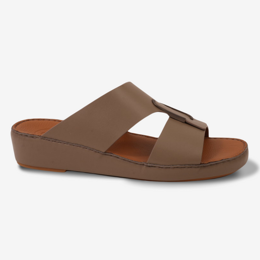 CLASSIC ARABIC NAPPA PUCCINI SANDALS TAUPE