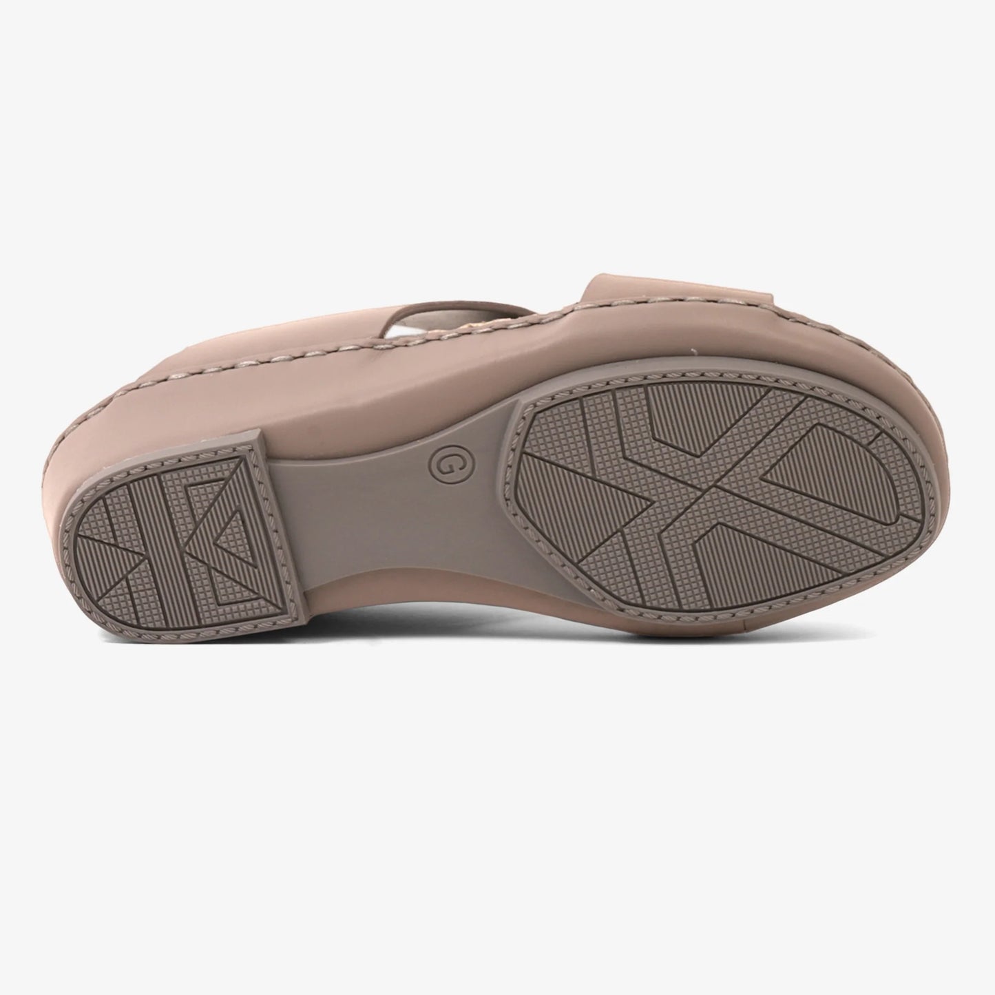 FARADA KIDS SLIDE WITH TEXTURED BUCKLE SANDALS WARM GREY