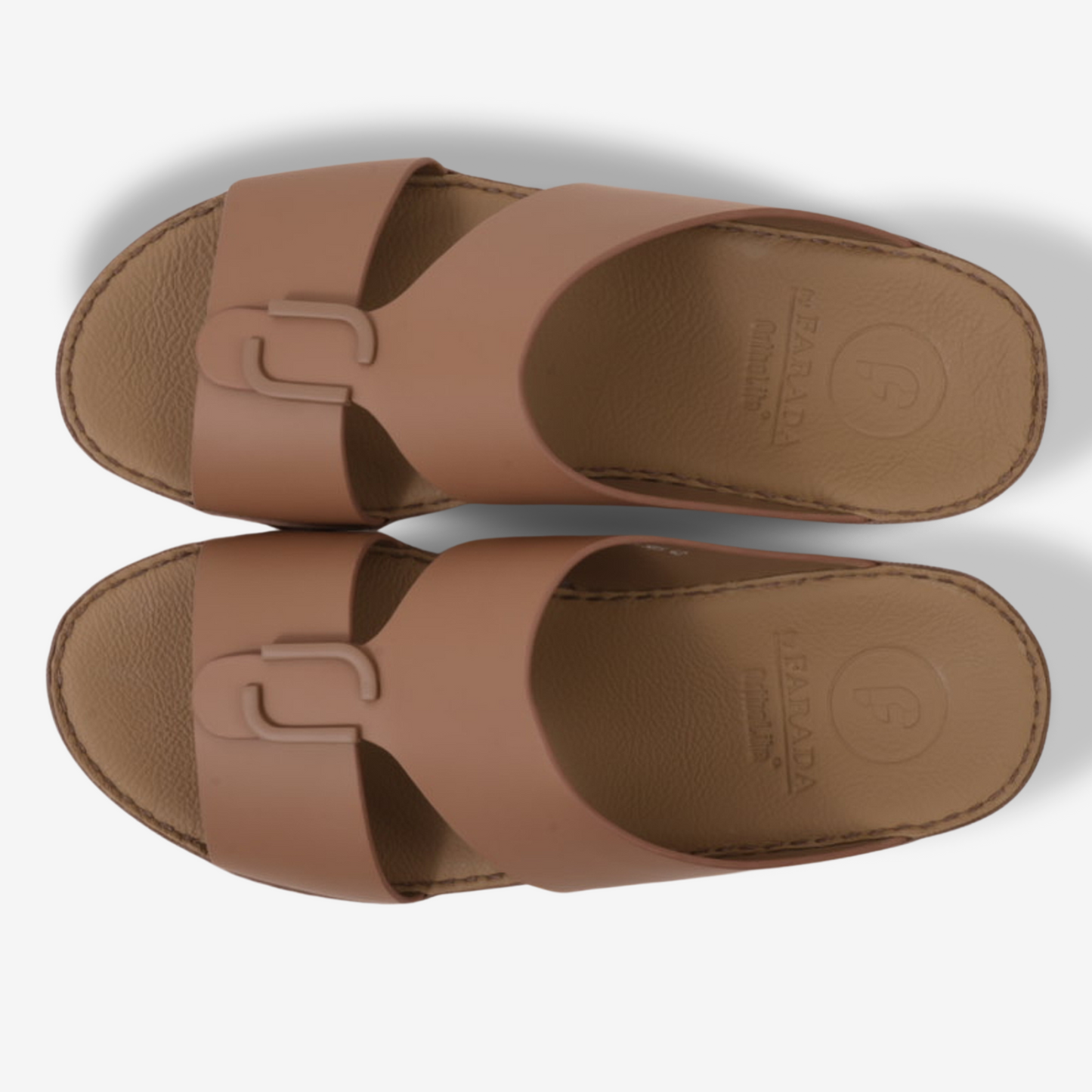 FARADA MENS CLASSIC LEATHER SANDALS CUMINO