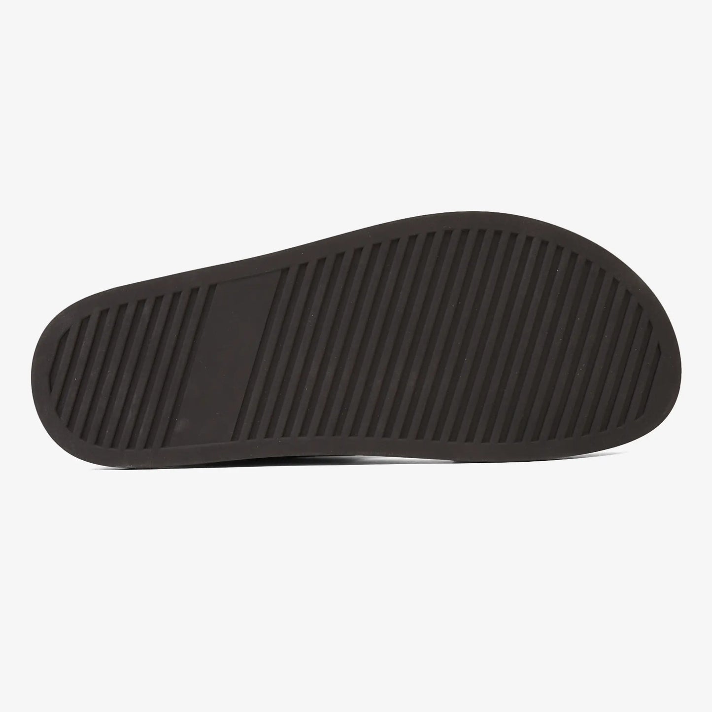 FARADA MODERN MINIMALIST LEATHER ARABIC SANDALS BLACK