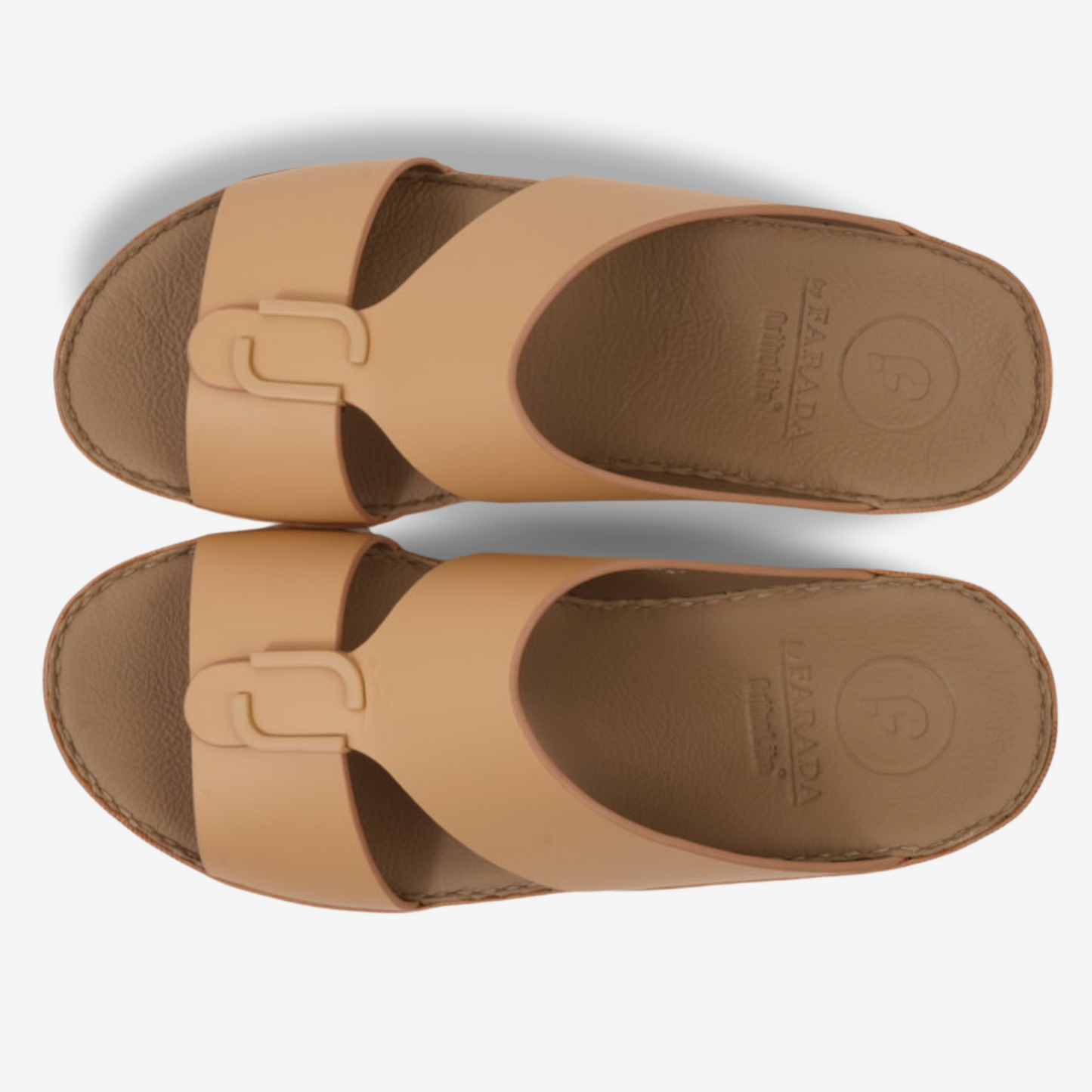 FARADA MENS CLASSIC LEATHER SANDALS SUNSET