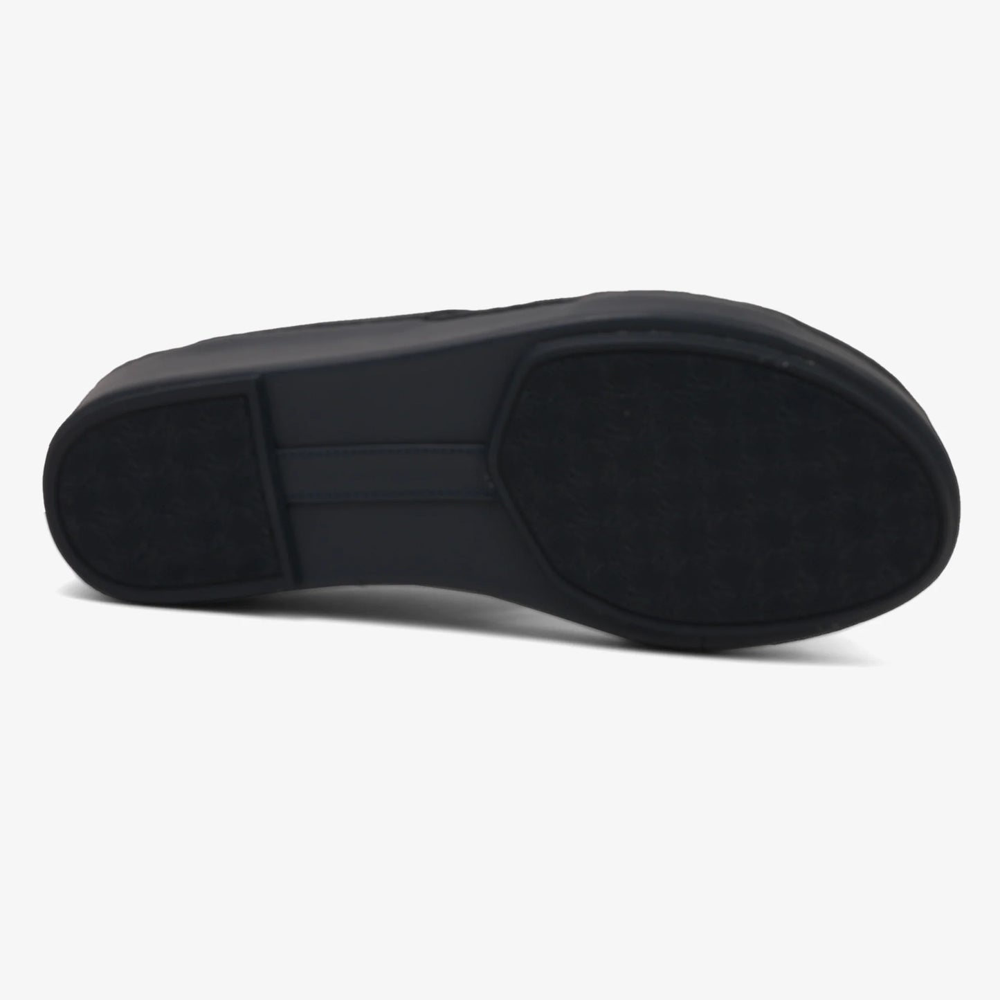 FARADA MENS SLIDE WITH TEXTURED BUCKLE SANDALS SPAZIO