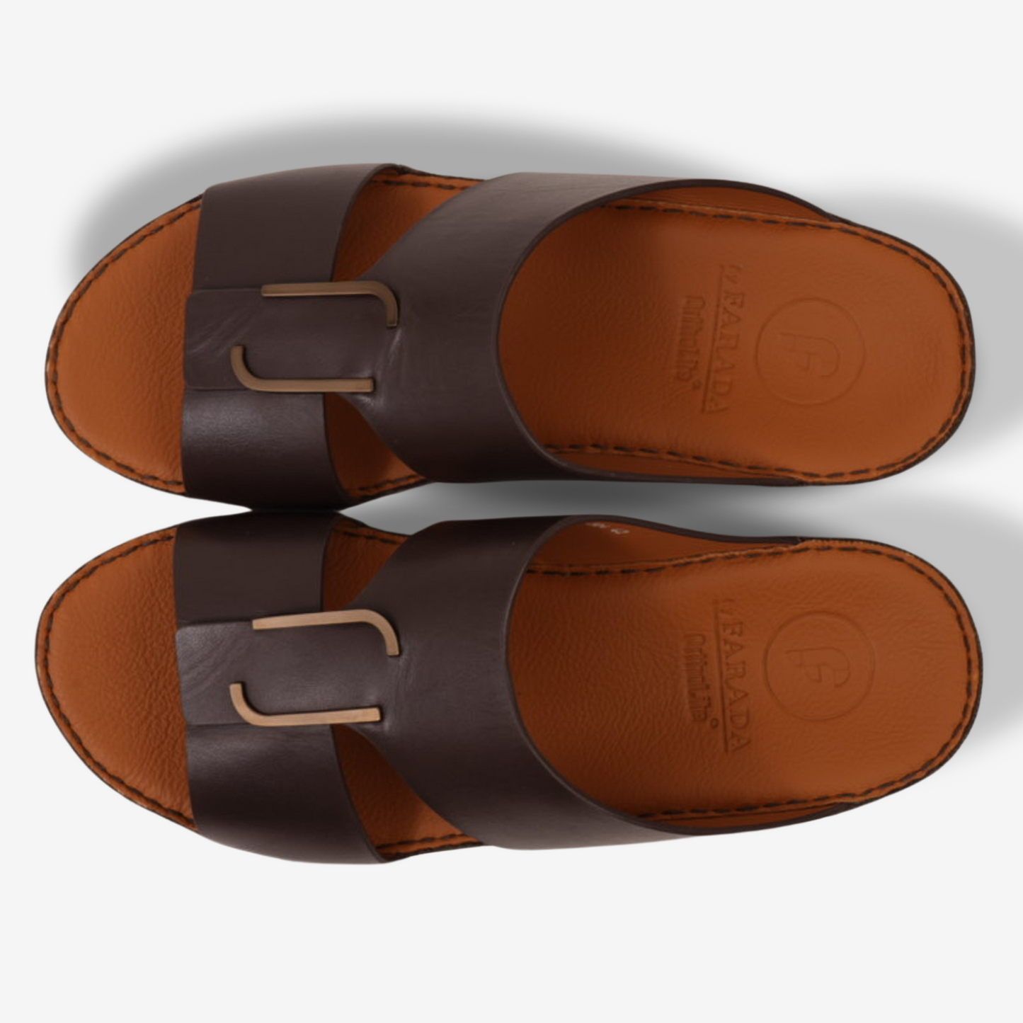 CLASSIC ARABIC NAPPA PUCCINI SANDALS CHOCOLATE
