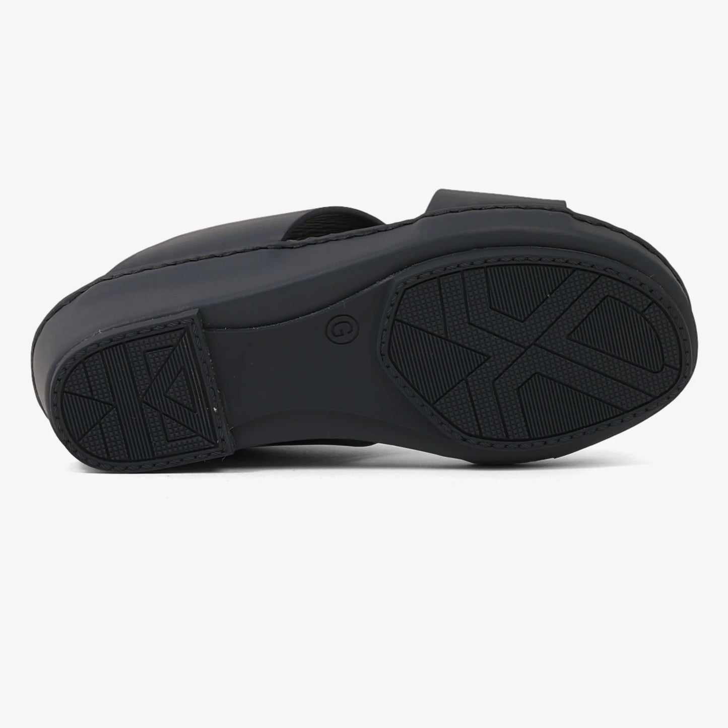 FARADA KIDS SLIDE WITH TEXTURED BUCKLE SANDALS SPAZIO