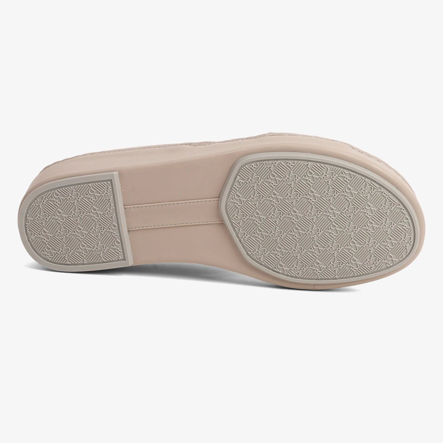 FARADA MENS SLIDE WITH TEXTURED BUCKLE SANDALS WARM GREY