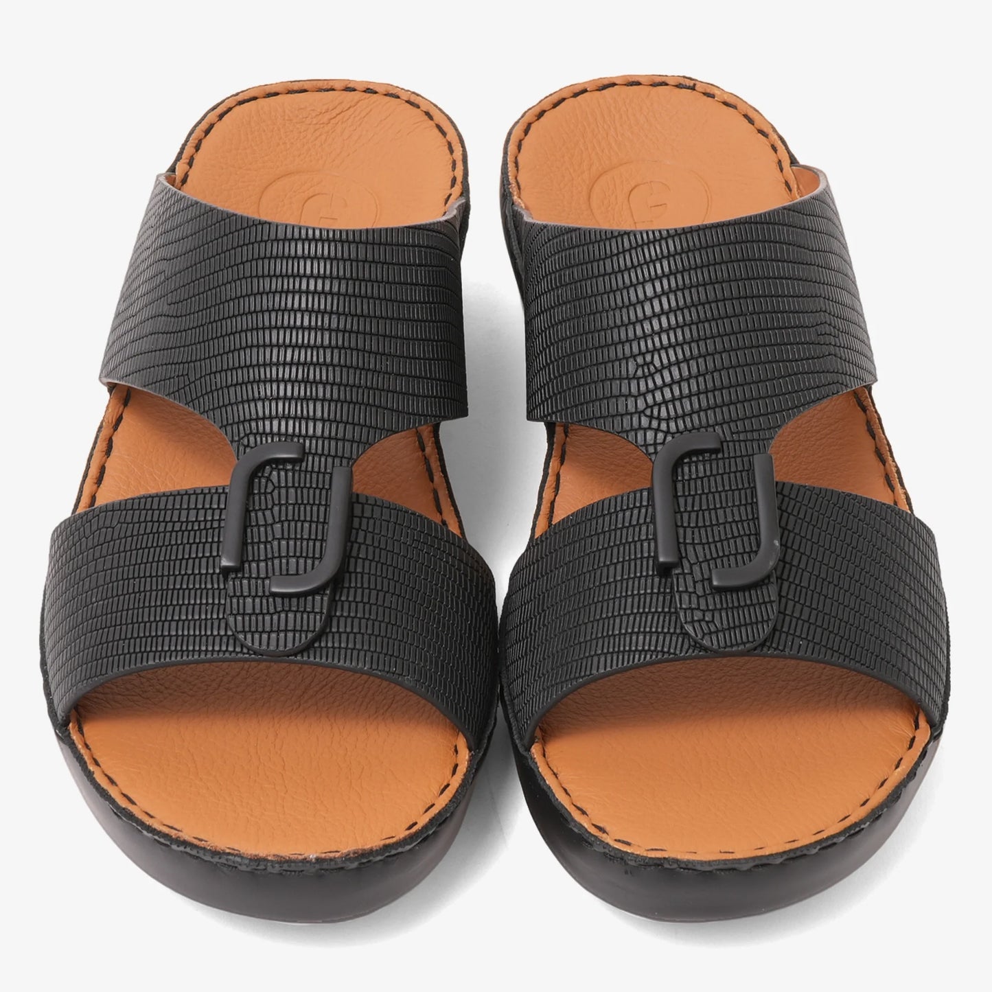 DAVINCI MENS FARADA ARABIC SANDALS BLACK