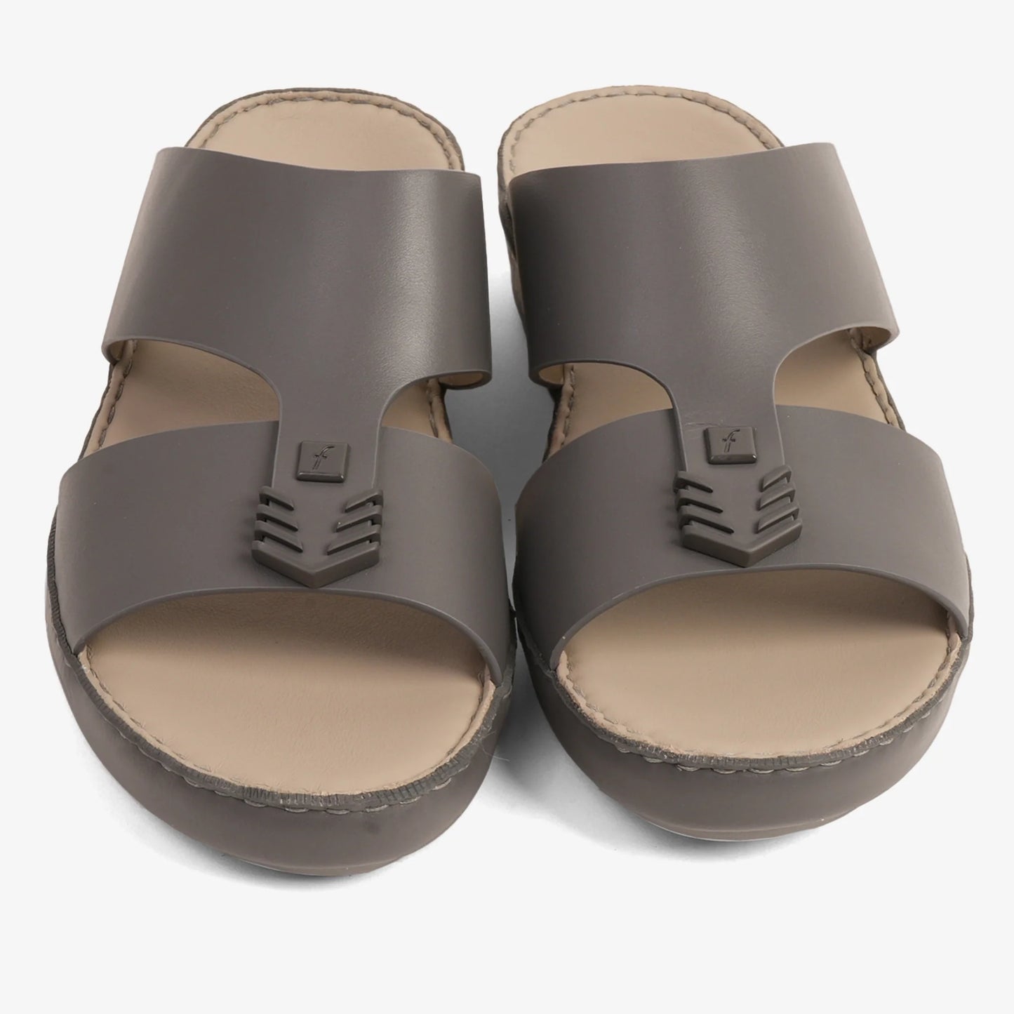 FARADA MENS UNIQUE TEXTURED WITH T-STAP SANDALS MIDNIGHT