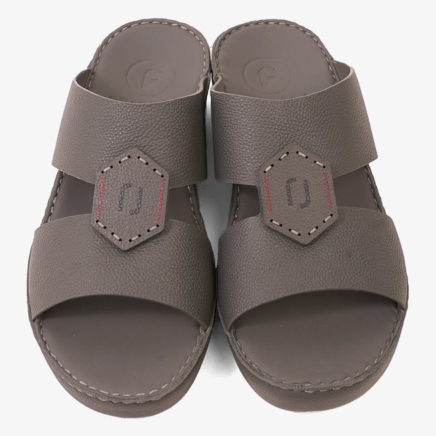 FARADA MODERN WITH BUCKLE DETAILED ARABIC SANDALS STORMY