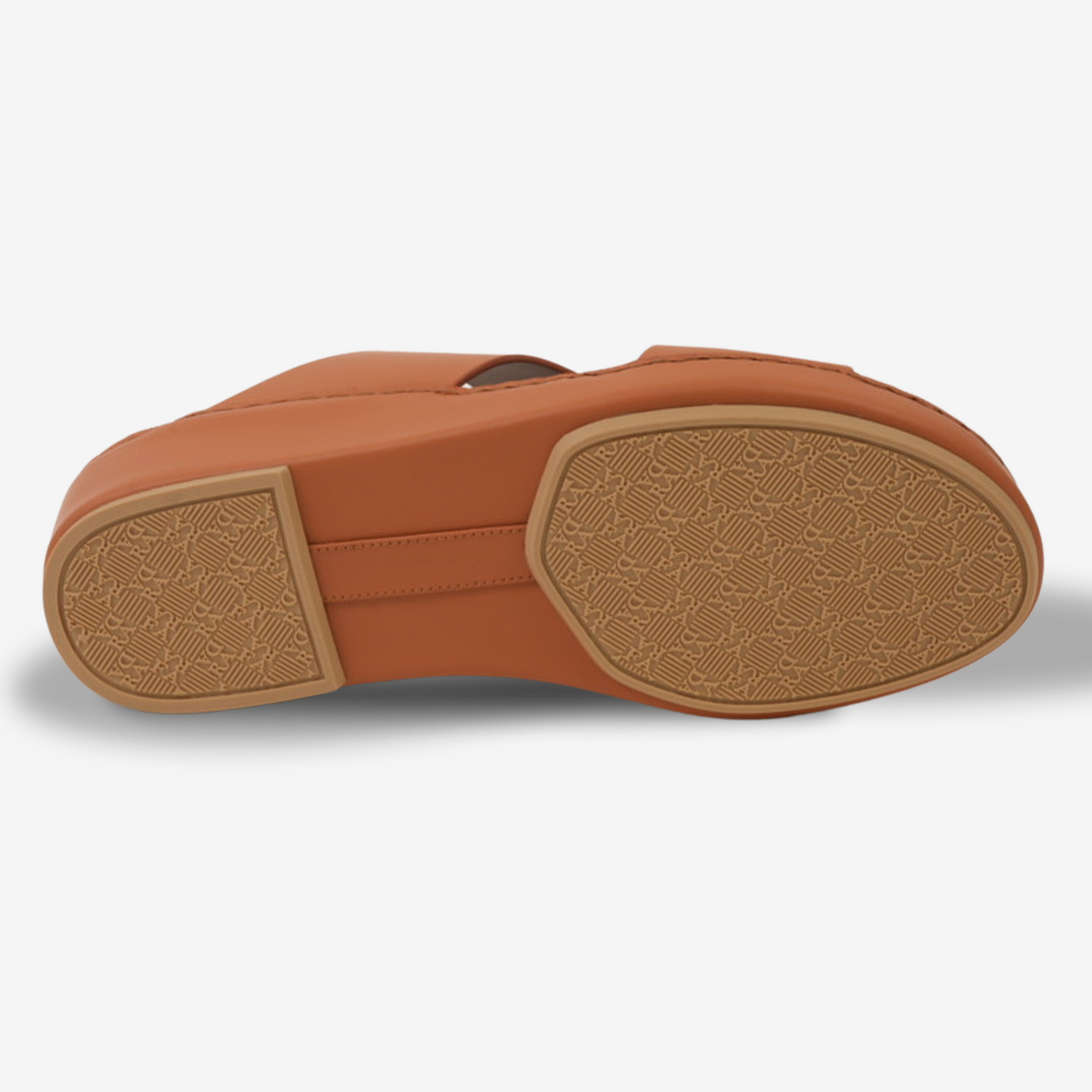 FARADA MENS CLASSIC LEATHER SANDALS SAFFRON