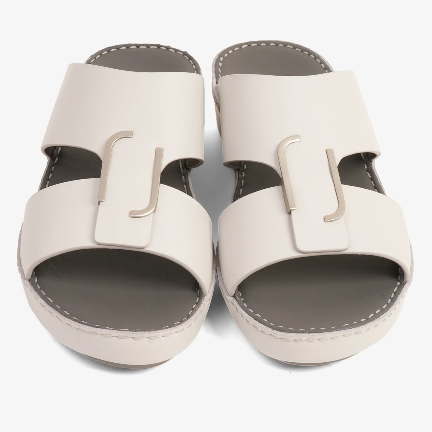 CLASSIC ARABIC NAPPA PUCCINI SANDALS LIGHT GREY