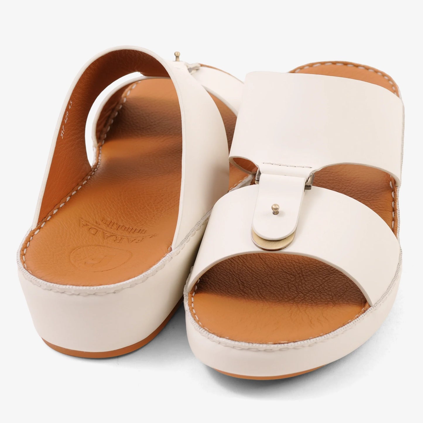 FARADA MENS ARABIC SANDALS OPTICAL WHITE