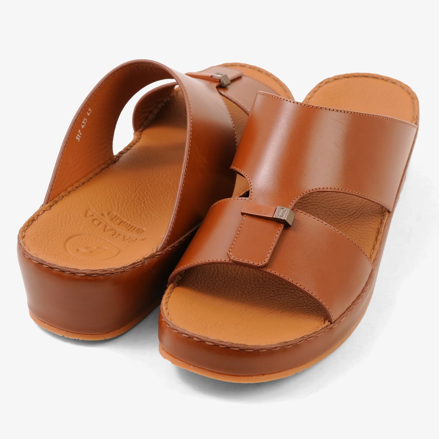 FARADA MENS ARABIC SANDALS TAN