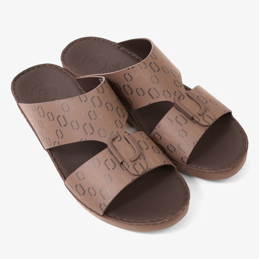 FARADA MODERN CLOUD EMBOSSED LEATHER SANDALS PERISSA