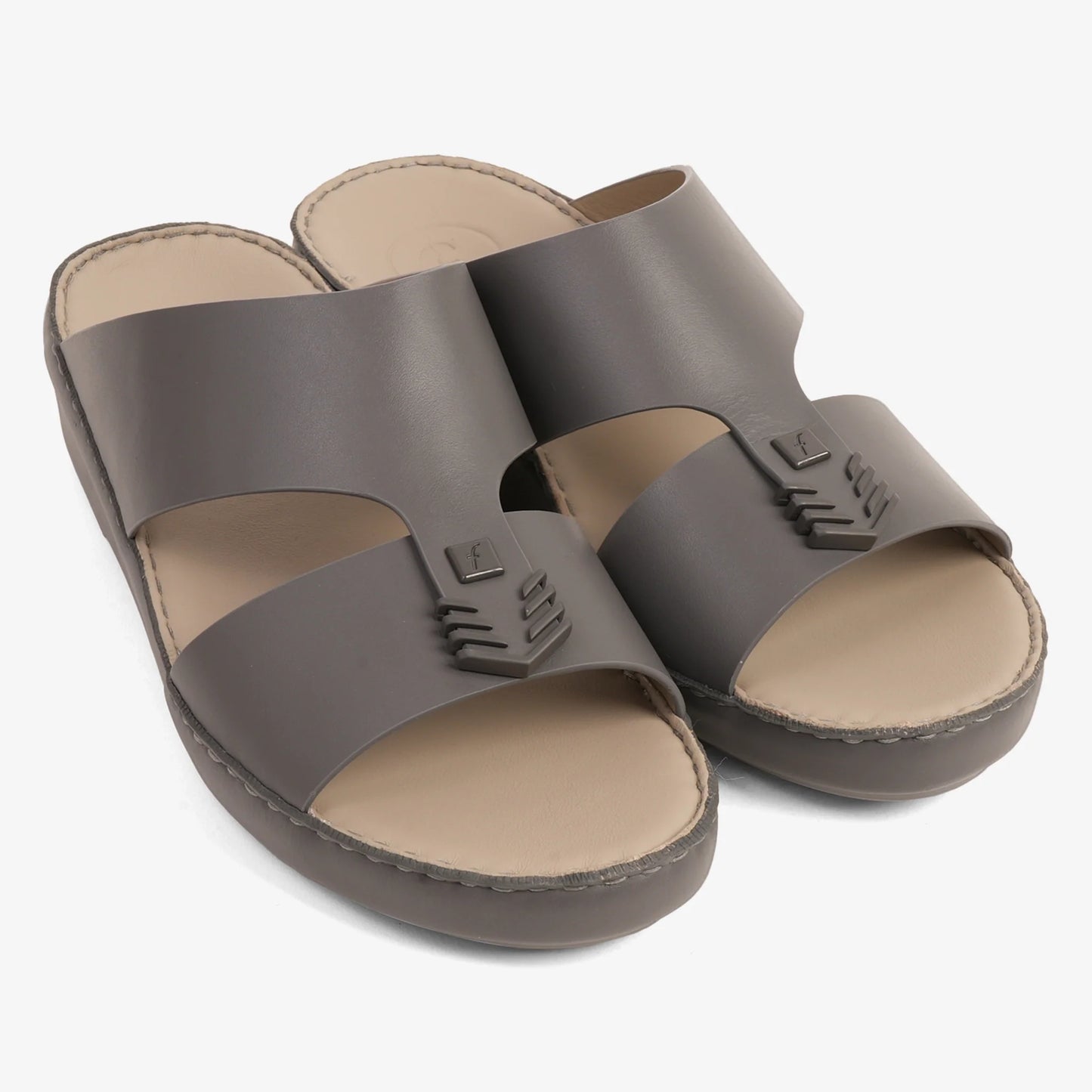 FARADA MENS UNIQUE TEXTURED WITH T-STAP SANDALS MIDNIGHT
