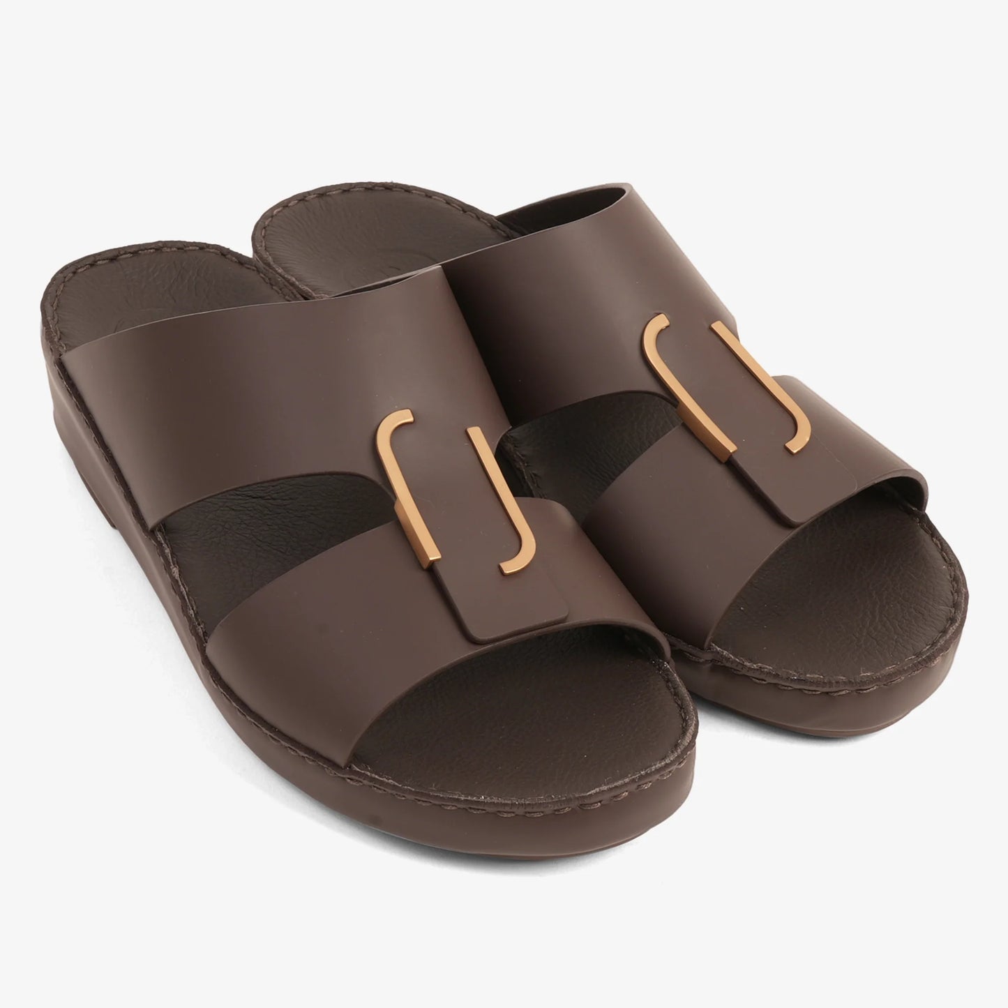 CLASSIC ARABIC NAPPA PUCCINI SANDALS BROWN
