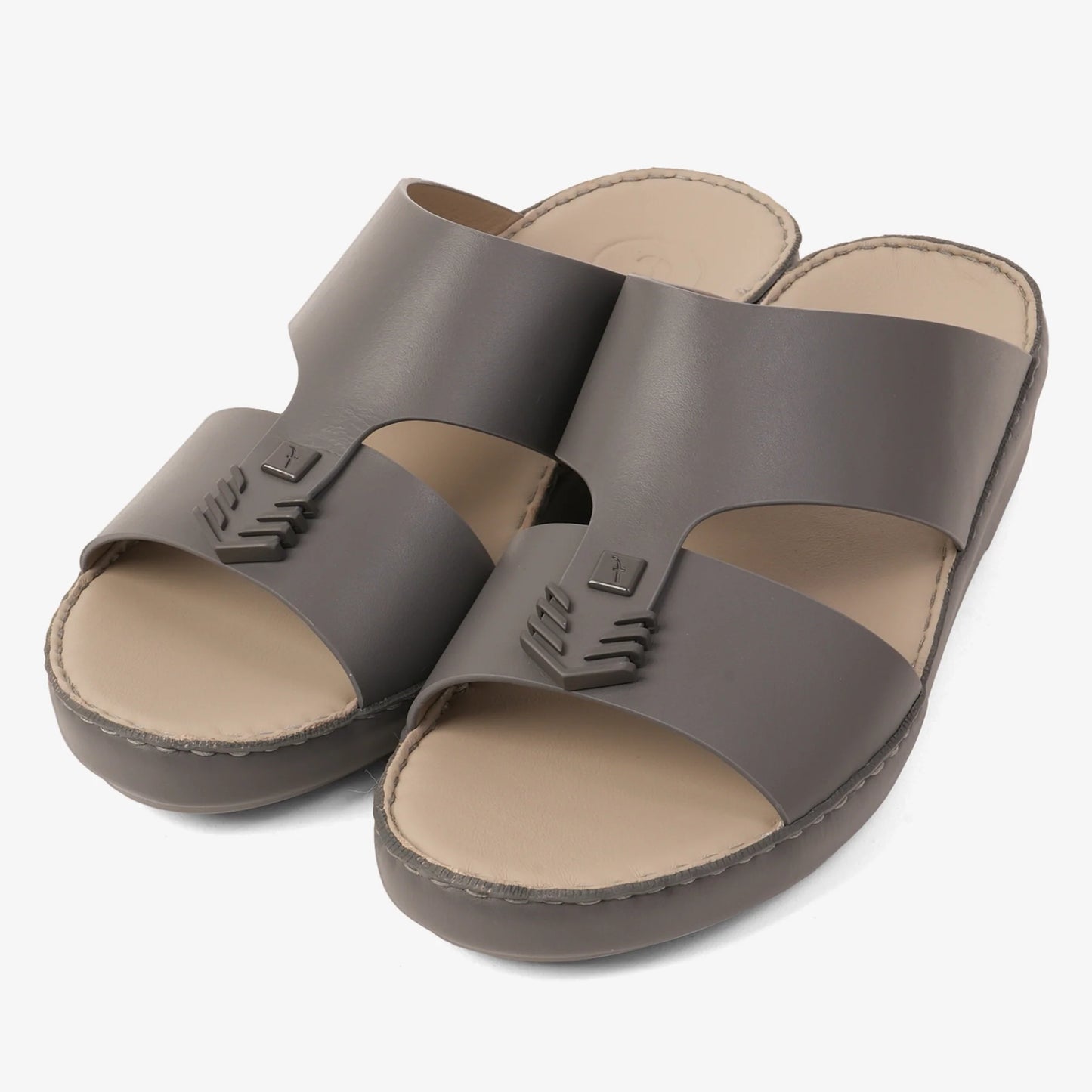 FARADA MENS UNIQUE TEXTURED WITH T-STAP SANDALS MIDNIGHT