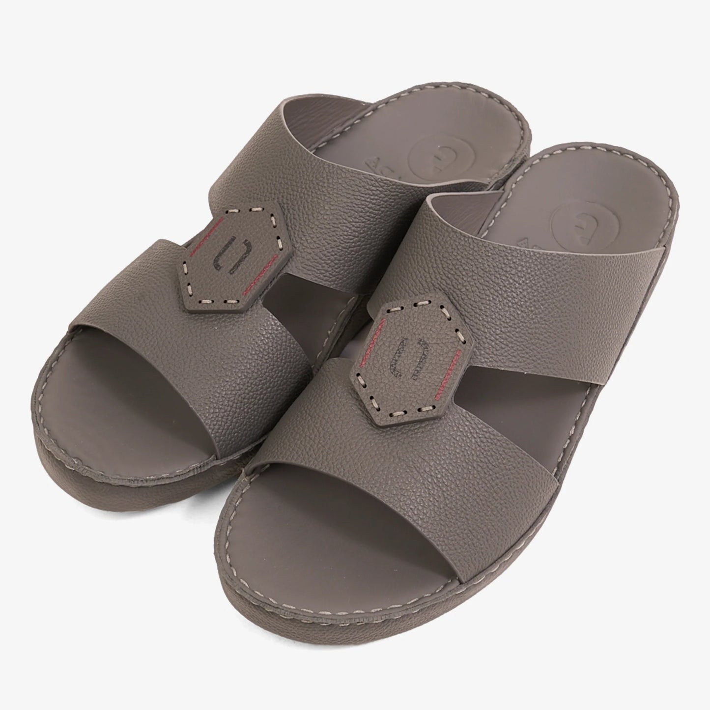 FARADA MODERN WITH BUCKLE DETAILED ARABIC SANDALS STORMY