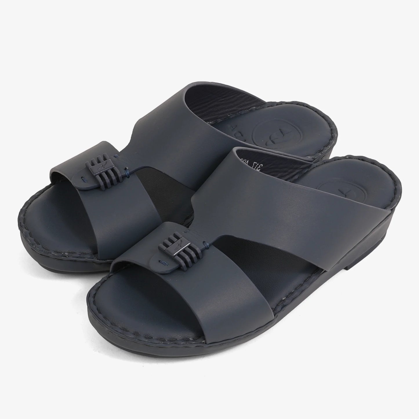 FARADA KIDS SLIDE WITH TEXTURED BUCKLE SANDALS SPAZIO