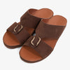 FARADA MODERN PREMIUM SUEDE ARABIC SANDALS BROWN