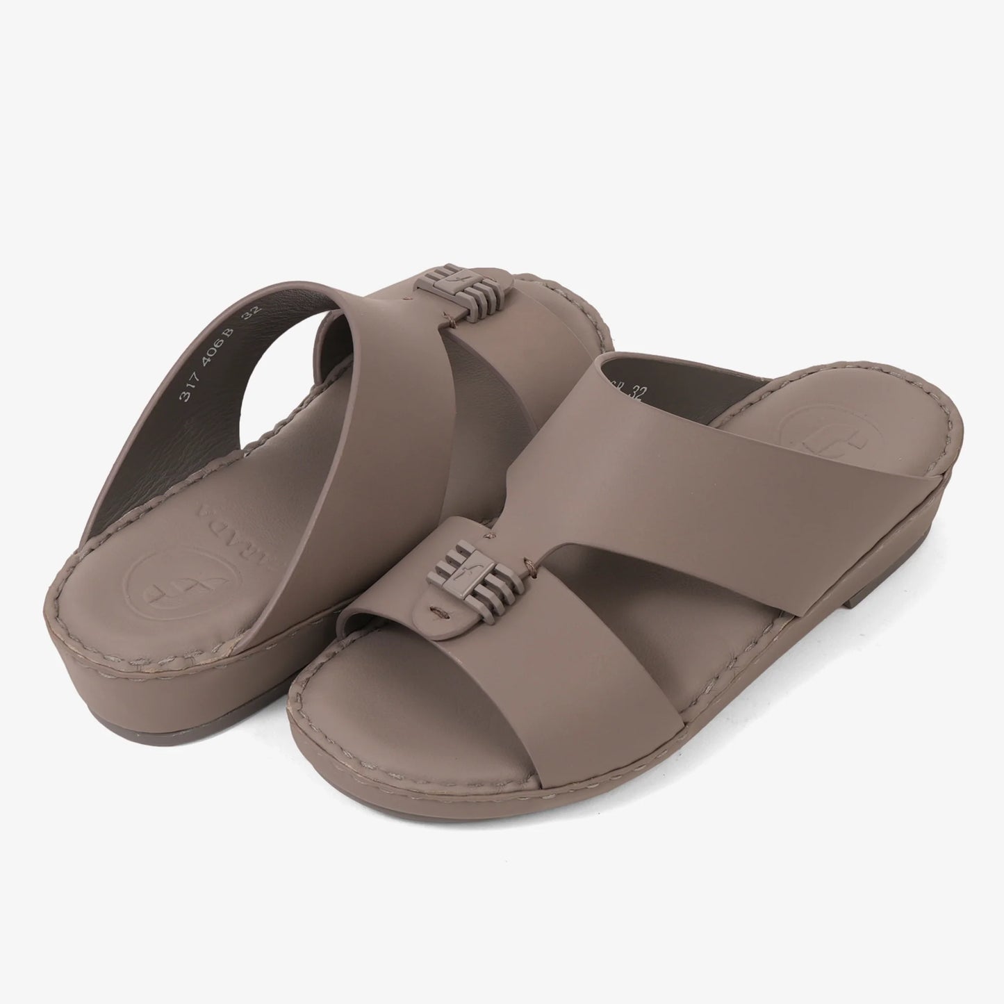 FARADA KIDS SLIDE WITH TEXTURED BUCKLE SANDALS STUDIO