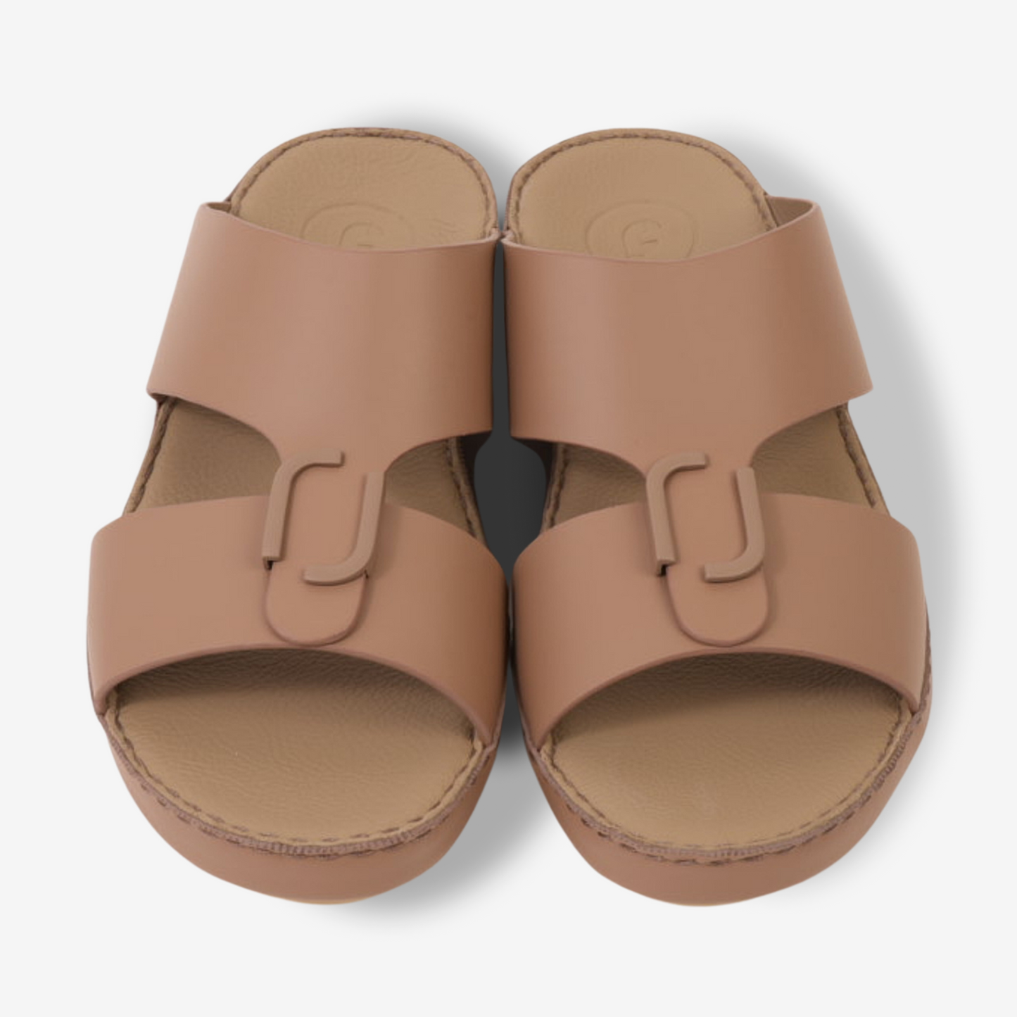FARADA MENS CLASSIC LEATHER SANDALS CUMINO