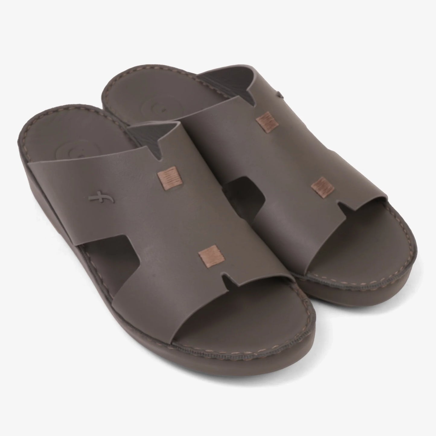 FARADA MATTE MODERN LEATHER MENS SANDALS BAT