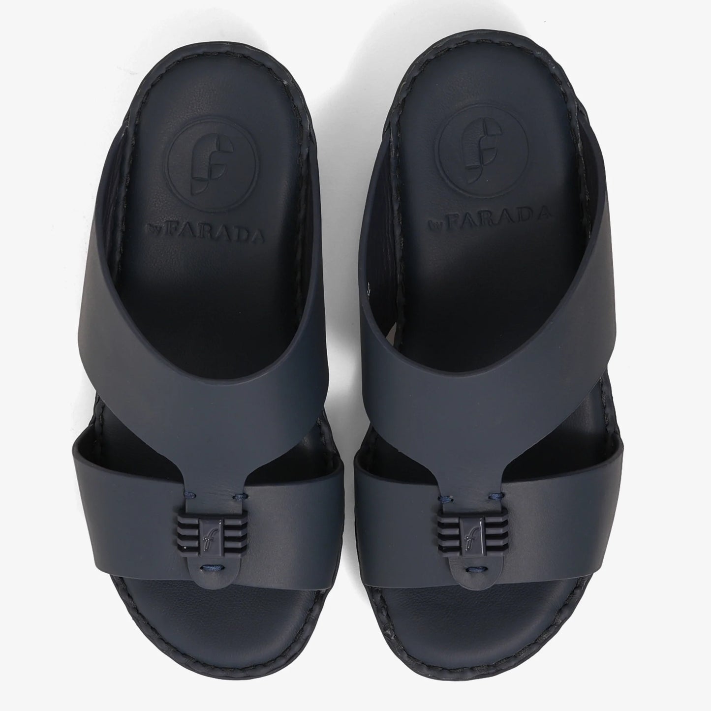 FARADA KIDS SLIDE WITH TEXTURED BUCKLE SANDALS SPAZIO