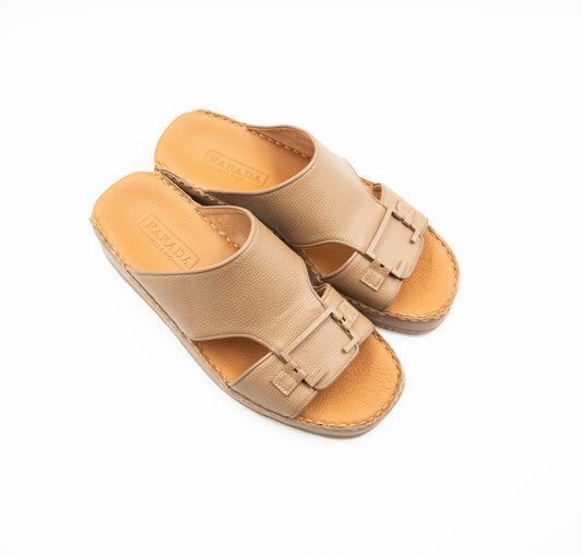 Nicolo Beige Crumb Arabic Sandals (4081AA)