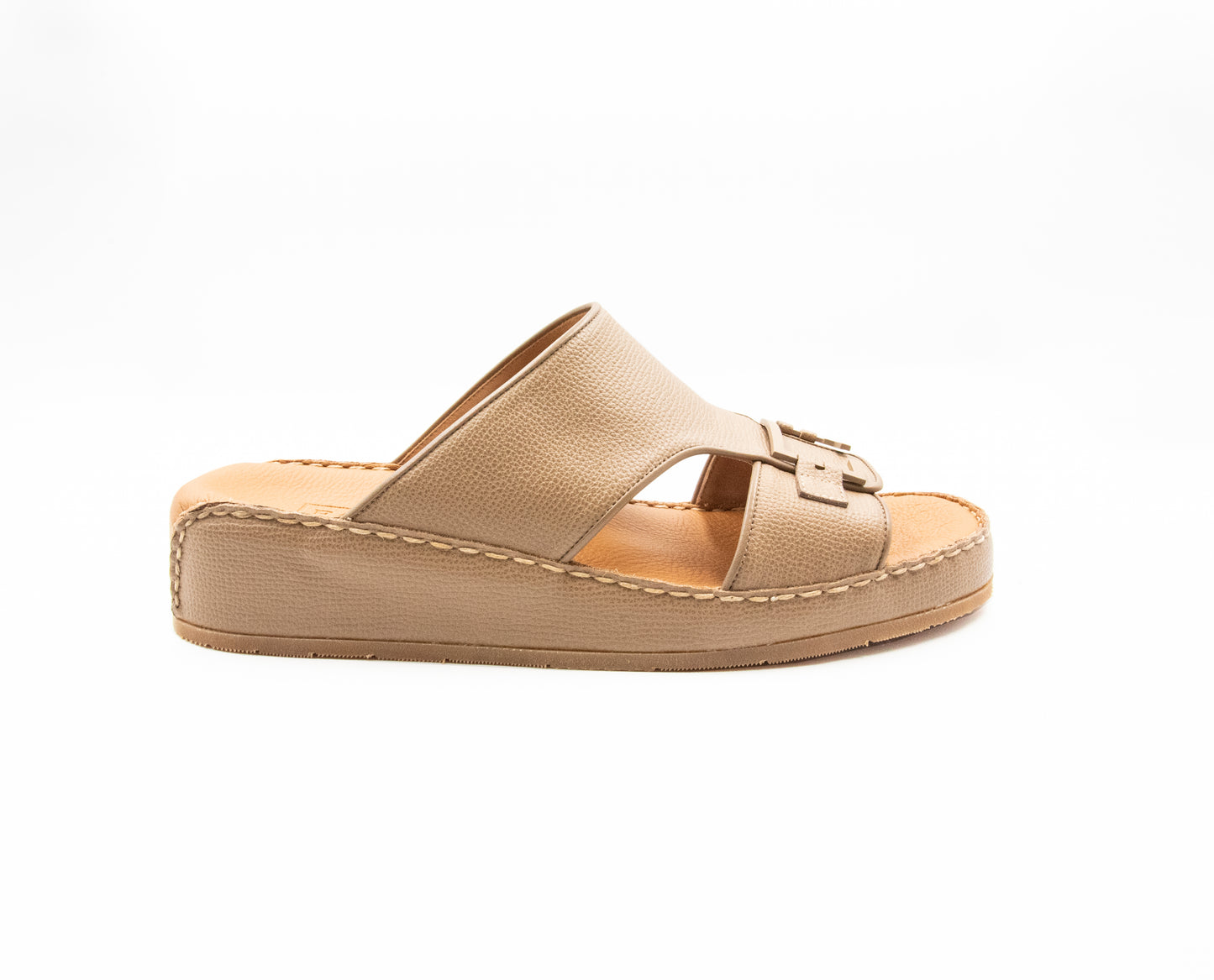 Nicolo Beige Crumb Arabic Sandals (4081AA)