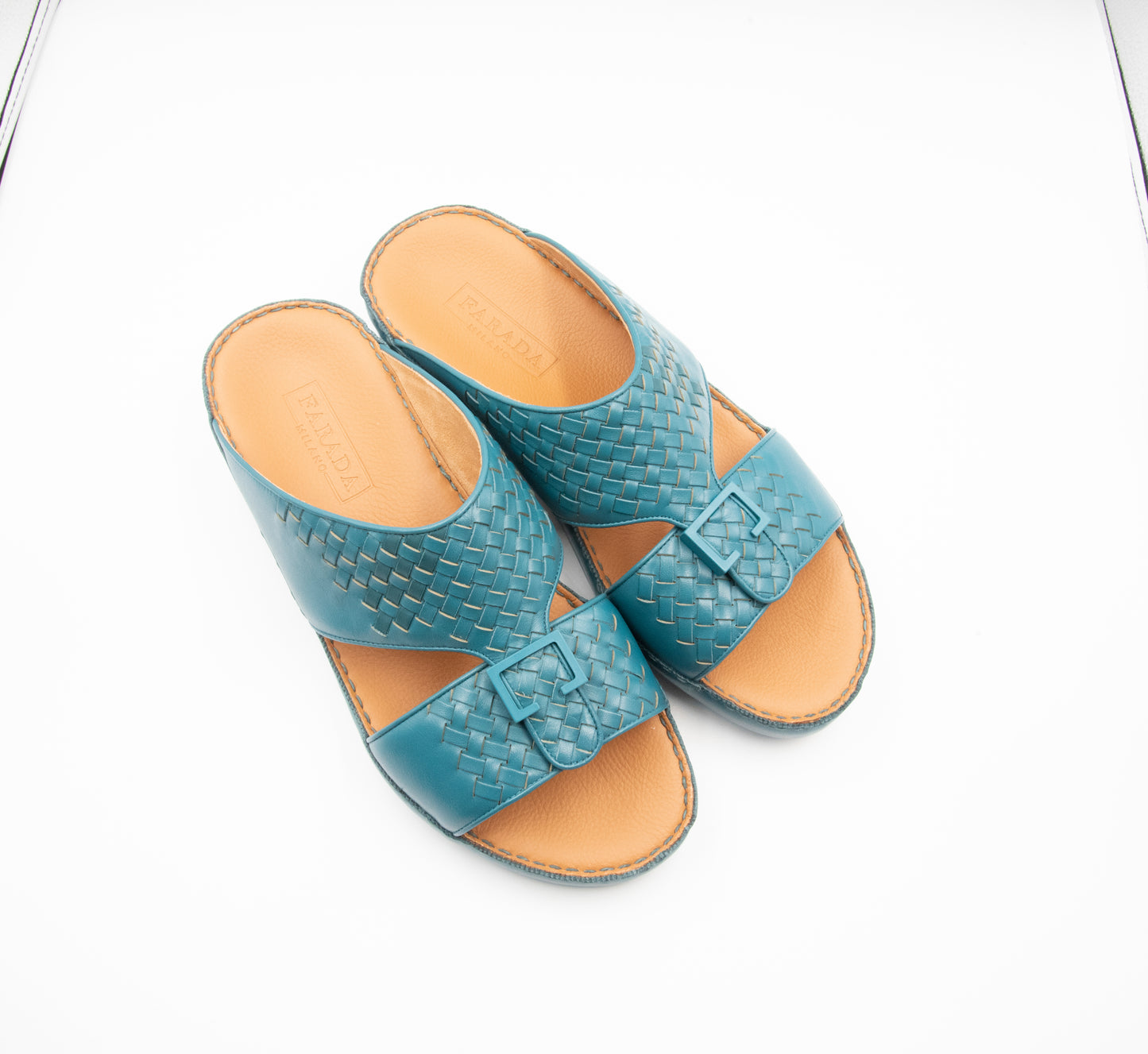 Farada Milano Men Weave Detail Arabic Sandals (IT4046WEBRS)