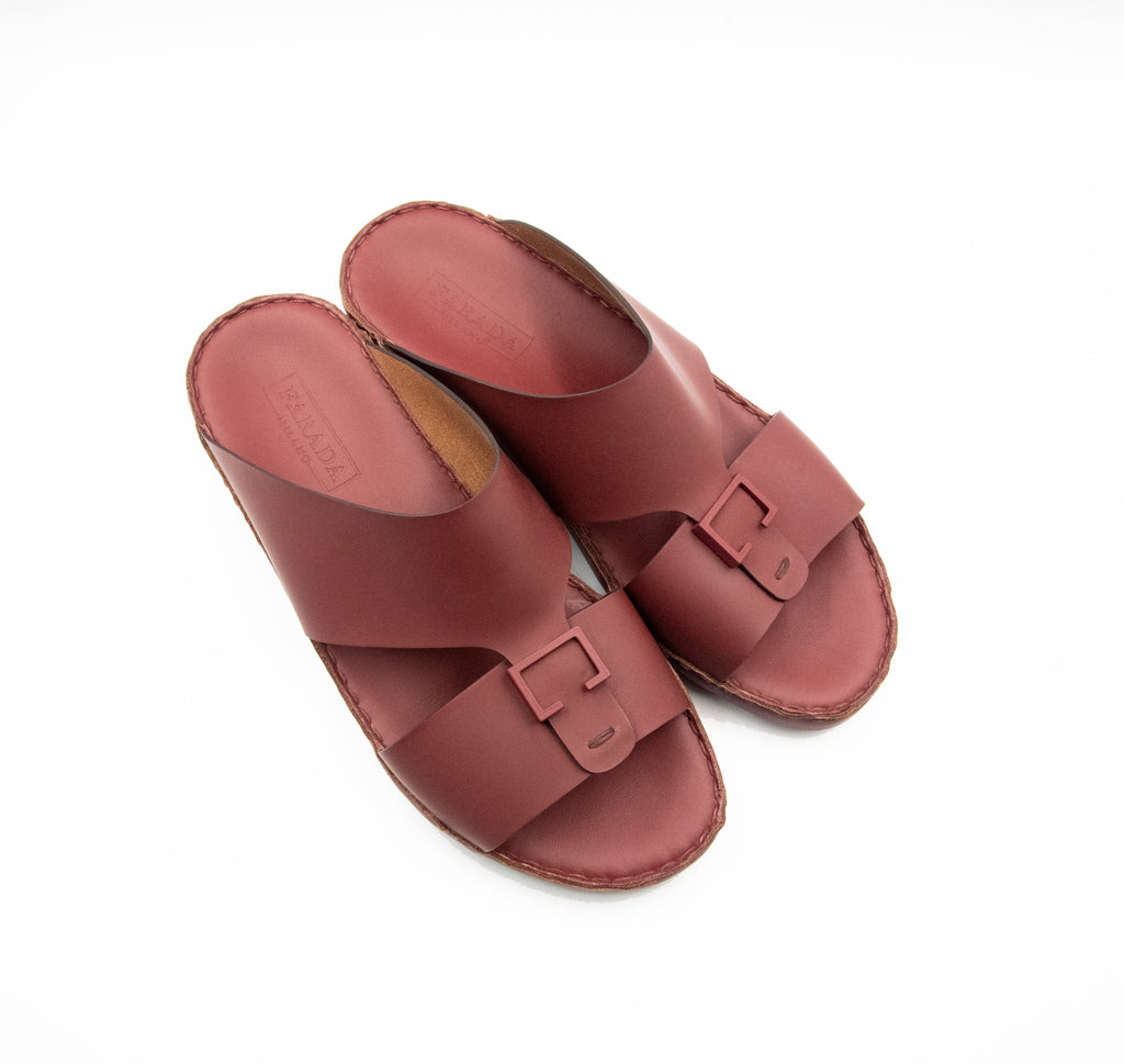 Farada Milano Matt Rubber Arabic Sandals (4061AA)