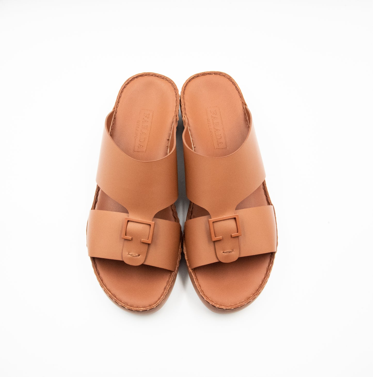 Farada Milano Matt Rubber Arabic Sandals (4061AA)