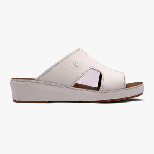 FARADA MENS DAVINCI BANI ARABIC SANDALS WHITE