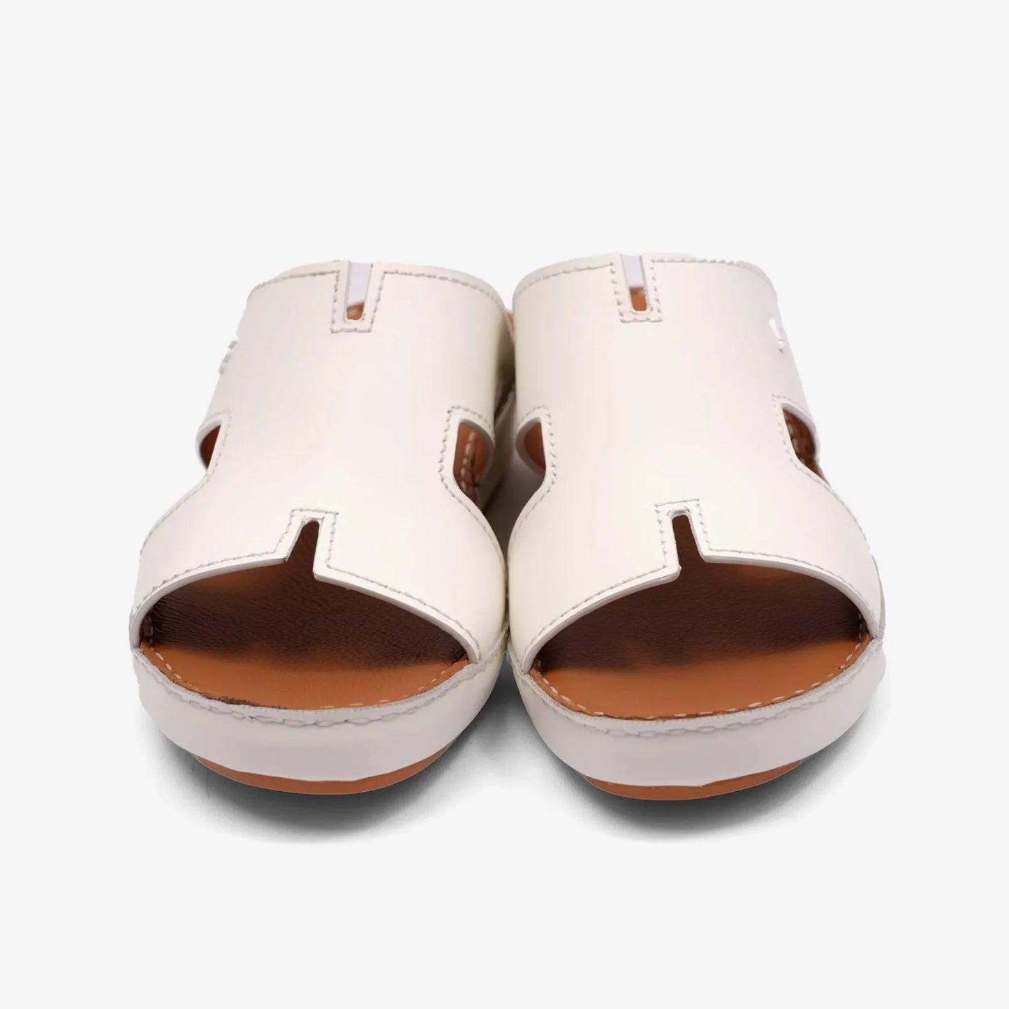 FARADA MENS DAVINCI BANI ARABIC SANDALS WHITE
