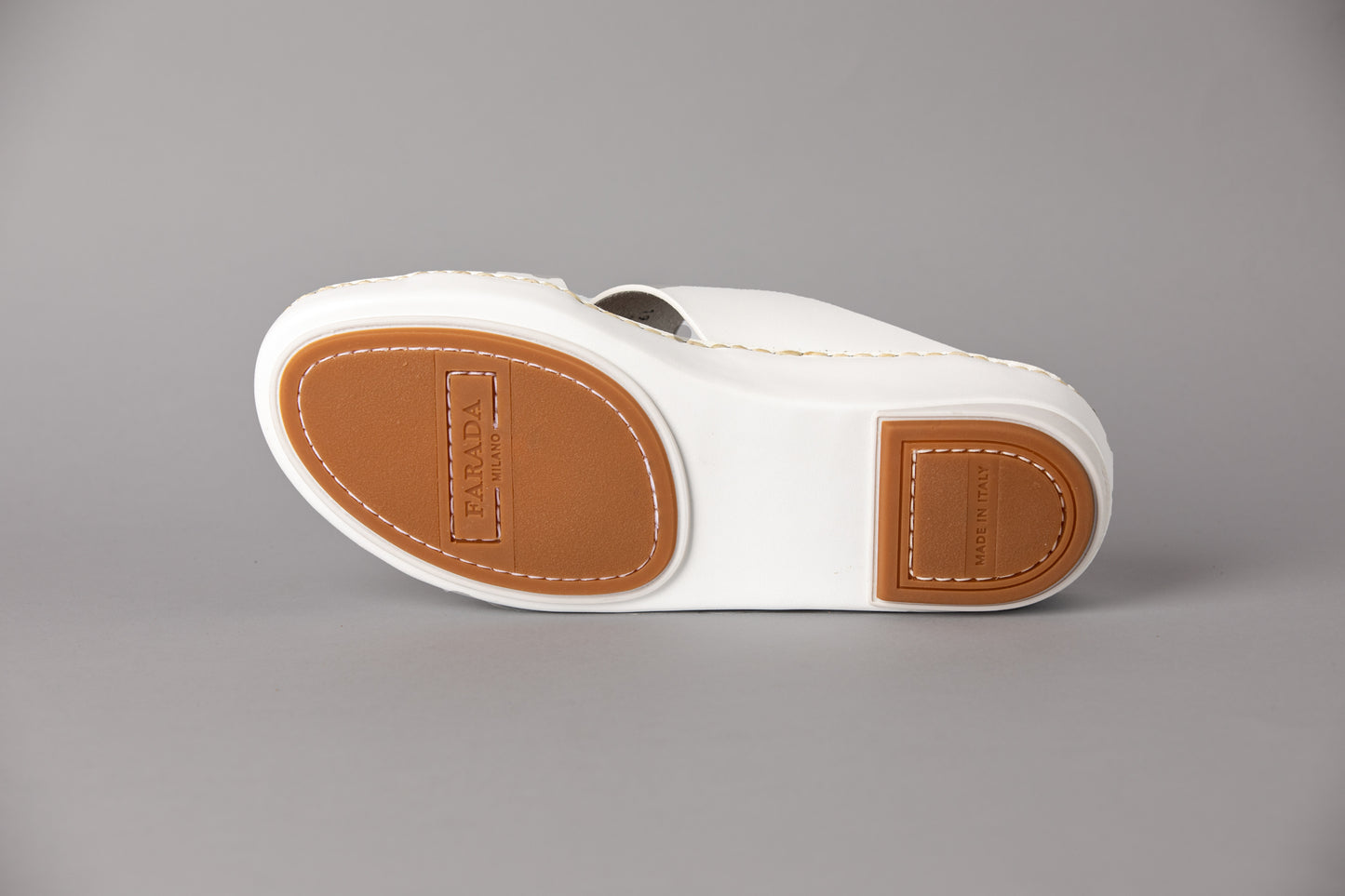 Farada Milano Arabic Sandal Classico White (493NC)