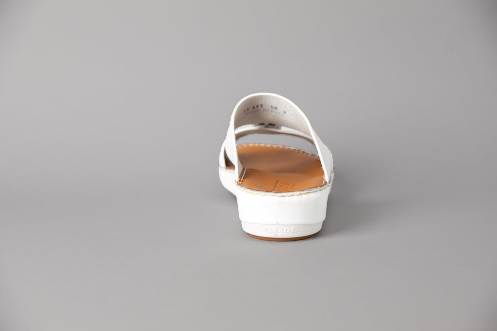 Farada Milano Arabic Sandal Classico White (493NC)