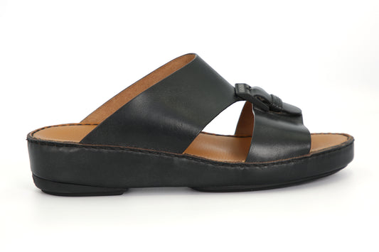 FARADA MILANO MENS ARABIC SANDALS IT493NC - BLACK