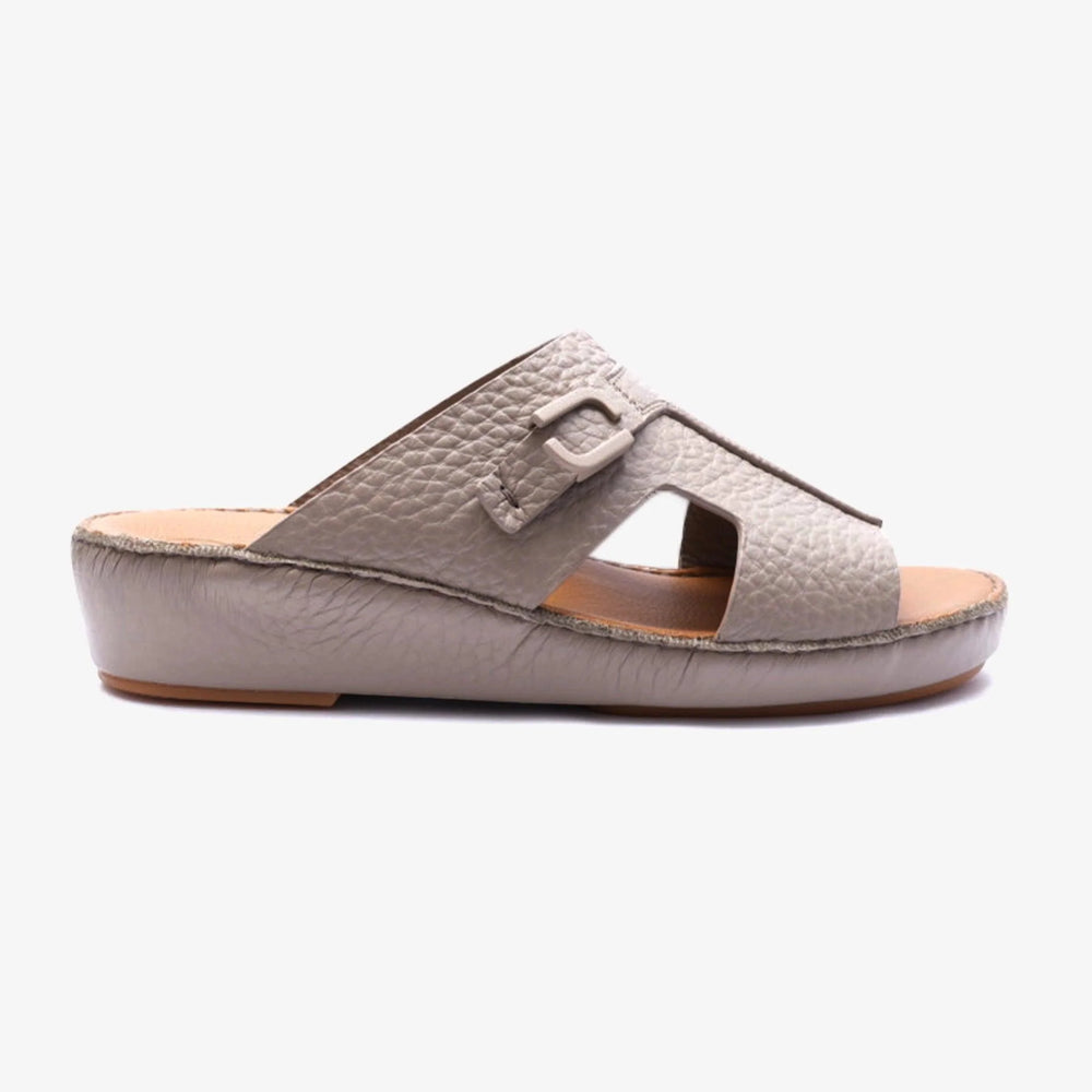 TRENDY UNLINED HAMMERED EINAUDI ARABIC SANDALS SANTORINI - Farada