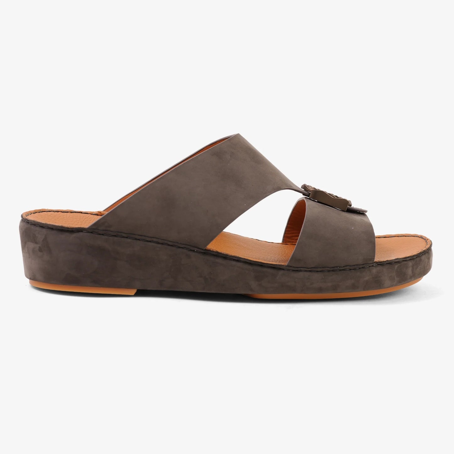 FARADA MODERN PREMIUM SUEDE ARABIC SANDALS GREY