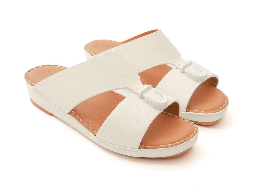 FARADA PITAGORA BOYS ARABIC SANDALS WHITE - Farada