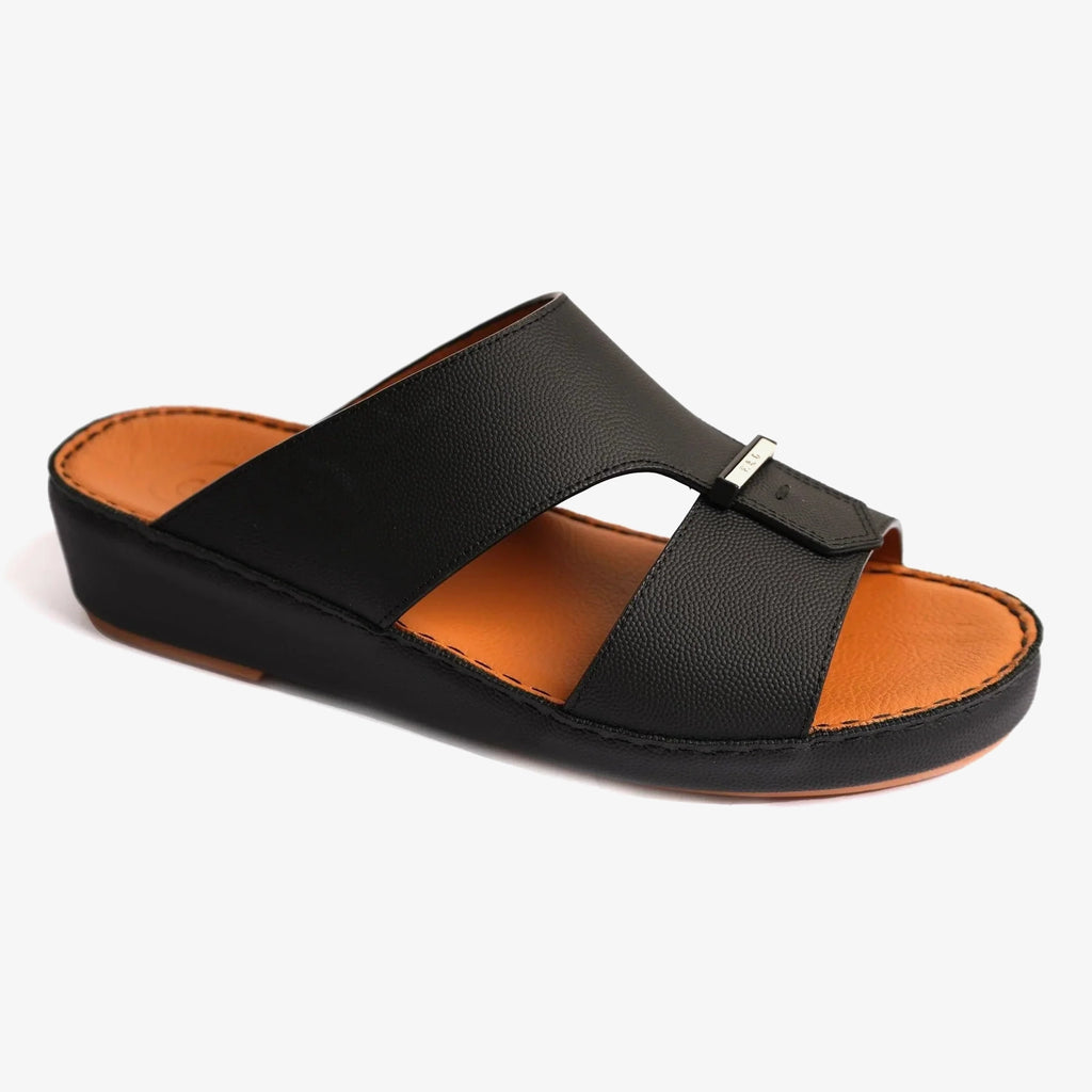 MENS FARADA CLASSIC ARABIC SANDALS BLACK