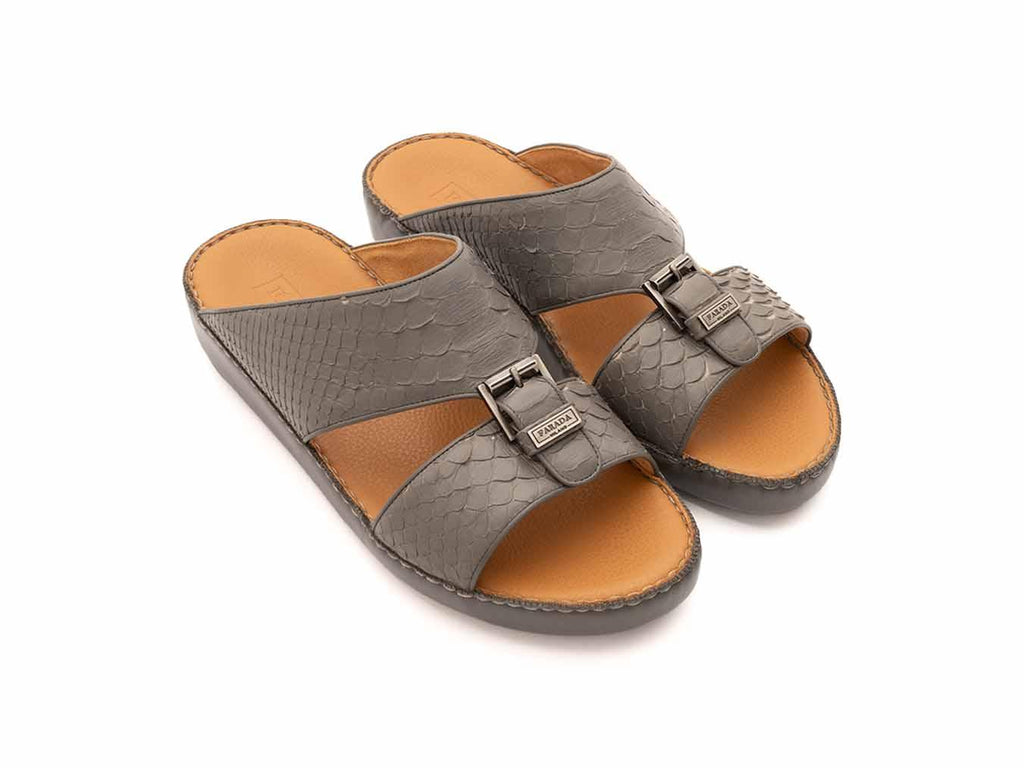 FARADA MILANO ARABIC SLIPPER GREY