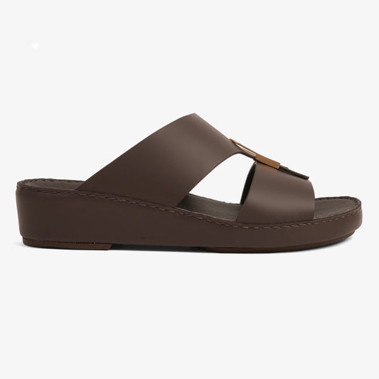 CLASSIC ARABIC NAPPA PUCCINI SANDALS BROWN