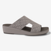 FARADA MEN’S COMFORT & STYLE EMBOSSED SANDALS LIGHT SKY