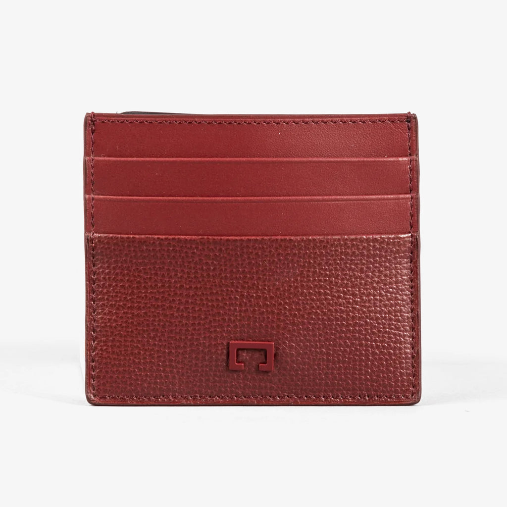 Maroon Calf Crumbs Card Holder (513MC)