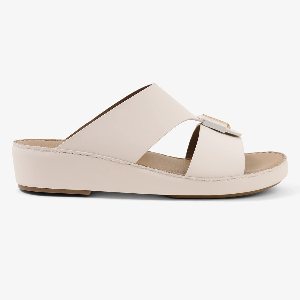 FARADA MENS ARABIC SANDALS OPTICAL WHITE